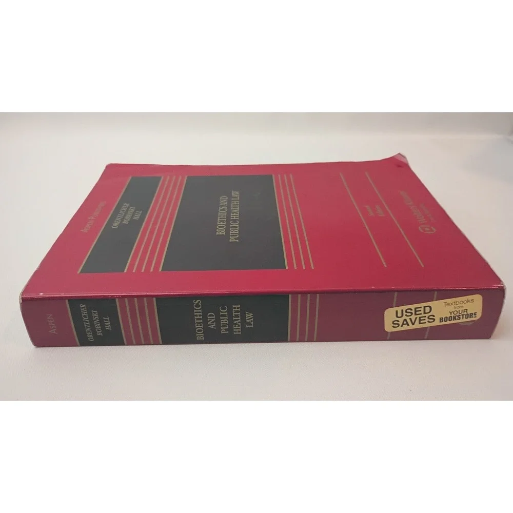 Bioethics and Public Health Law Second Edition by Orentlicher... Paperback